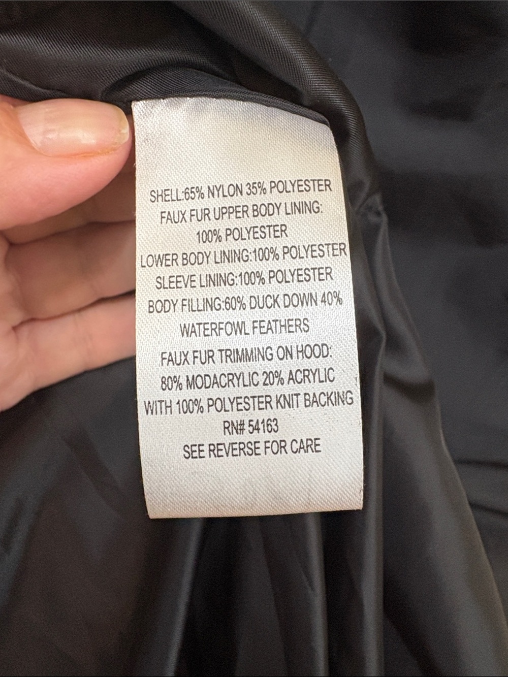 Calvin Klein | Black Long Hooded Puffer Parka Quilted Zip Snap Coat Jacket Small - Picture 15 of 16